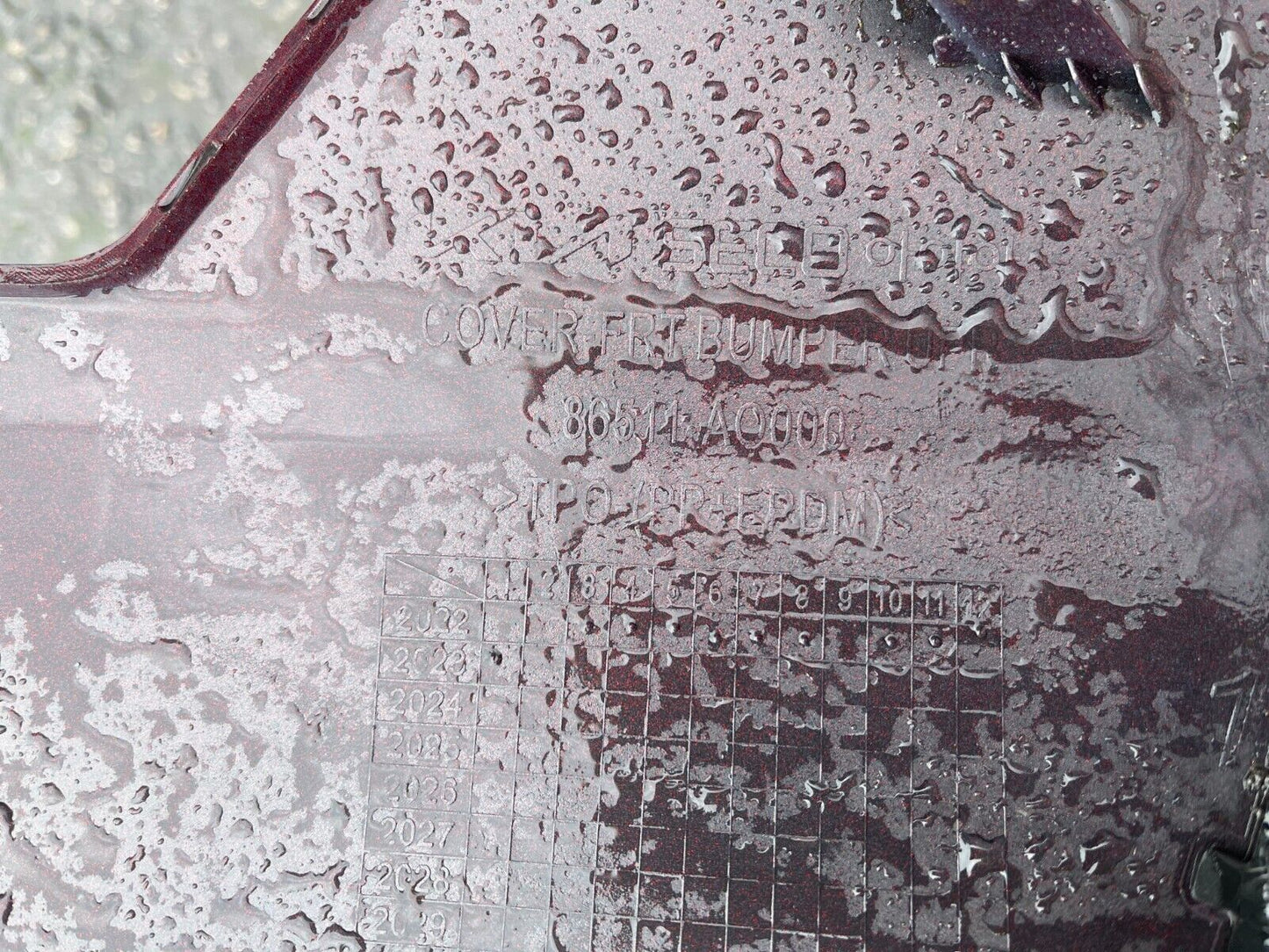 GENUINE KIA NIRO MK2 2021-2023 FRONT BUMPER 86511-AO000 RED