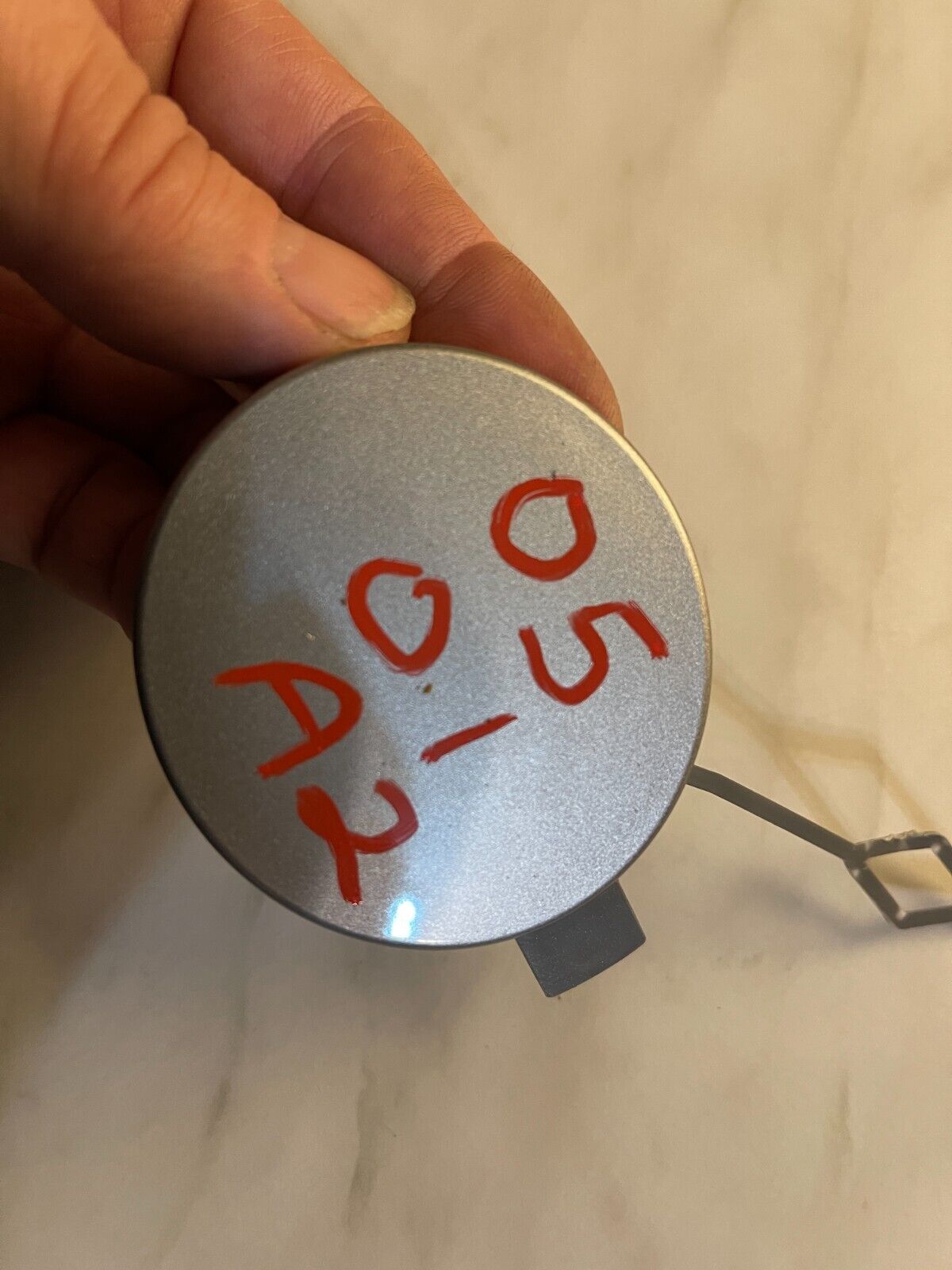 Citroen C3 2016-2019 Front Silver Bumper Tow Hook Eye Cap Hole Cover Genuine