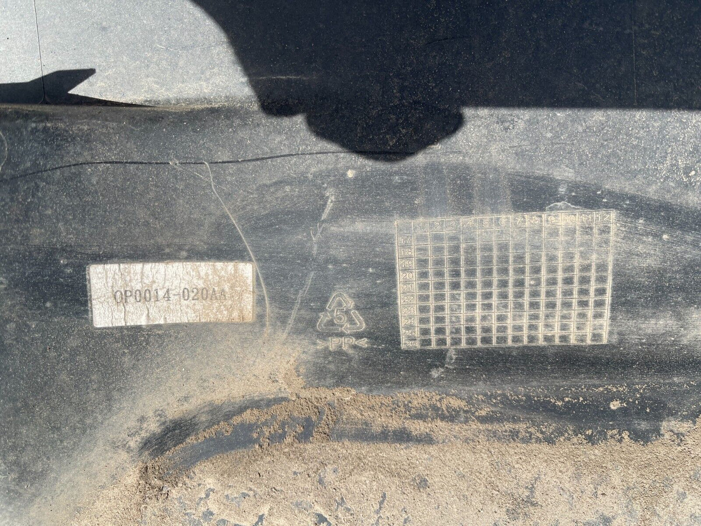 VAUXHALL CORSA E SRI 2014 - 2018 GENUINE REAR BUMPER white