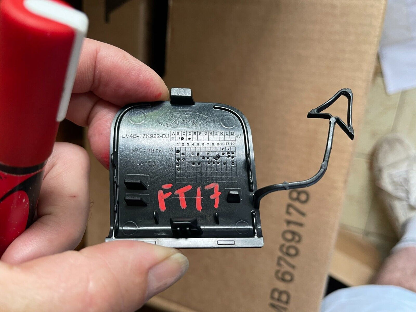 Ford Kuga ST Line Rear Bumper Tow Cover LV4B-17K922-DJ Genuine FT17