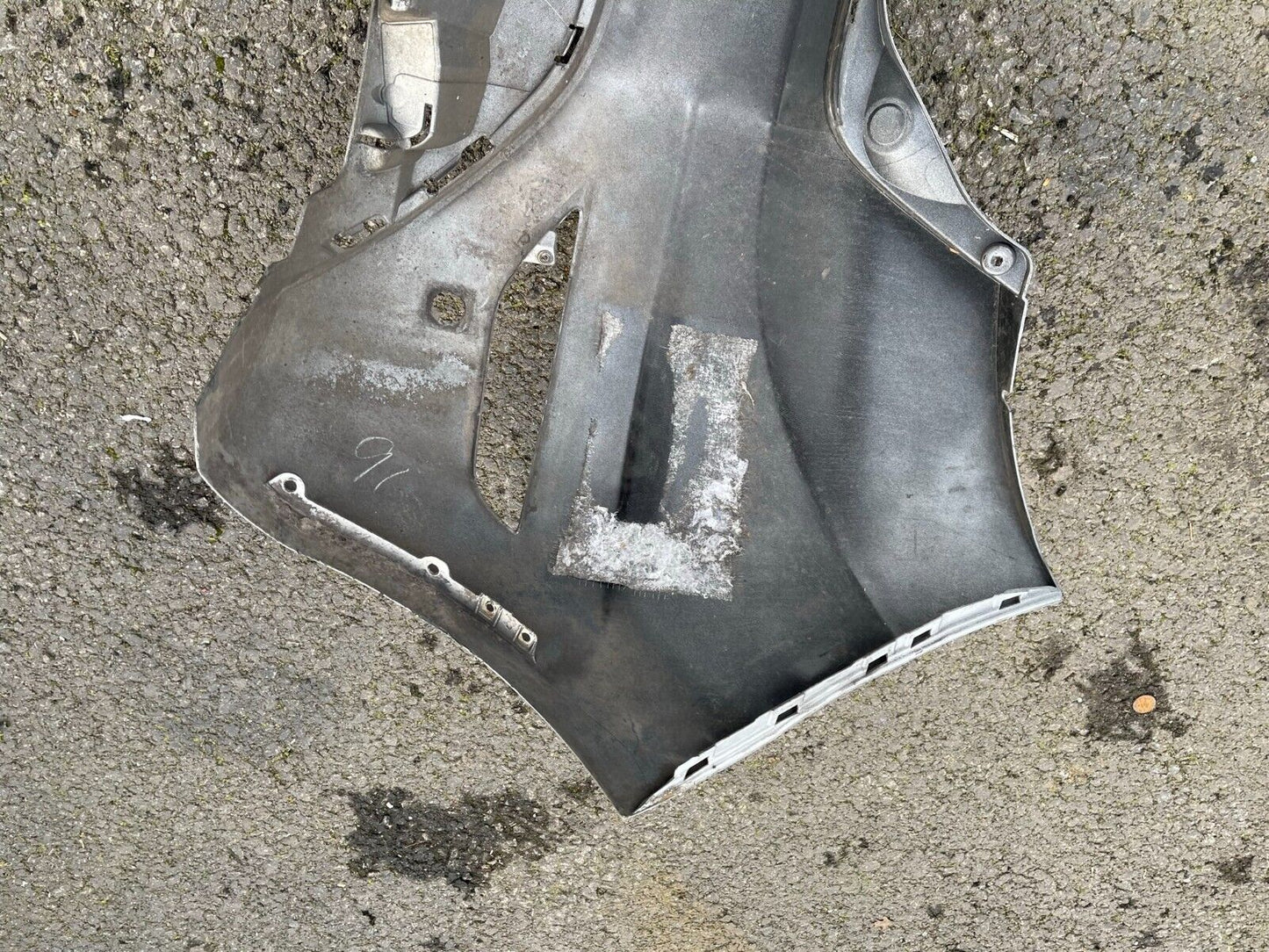 2014 Ford Fiesta St 180 Mk7 08-17 Rear Bumper moondust silver 8A6117906A