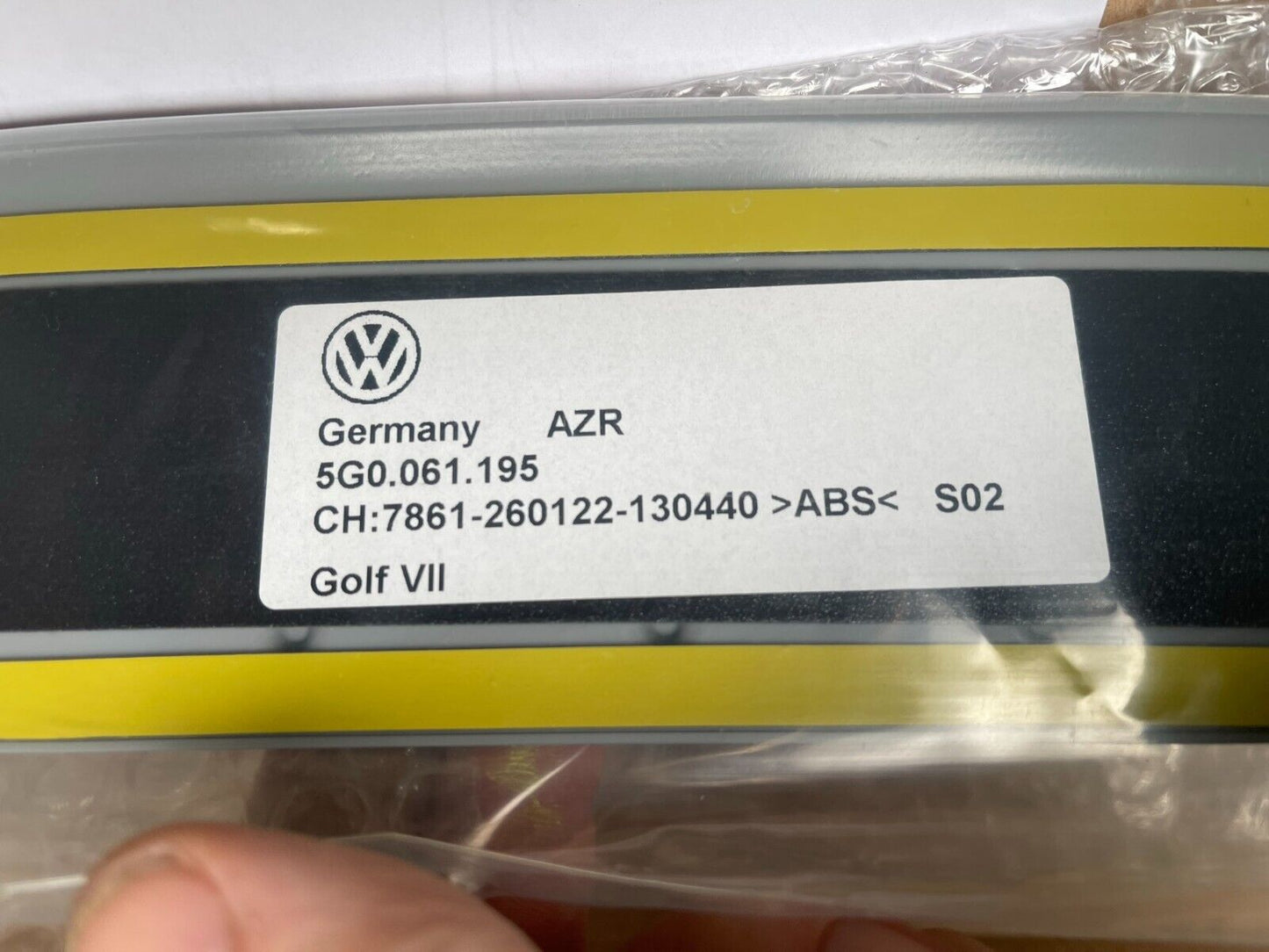 VW Golf Load Edge Protection Stainless Steel 5G0061195 2013-2016