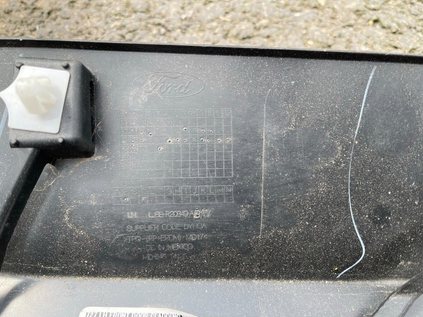 Ford Mustang Mach-e Front Left Door Moulding 2020 on LJ8BR20849 Genuine