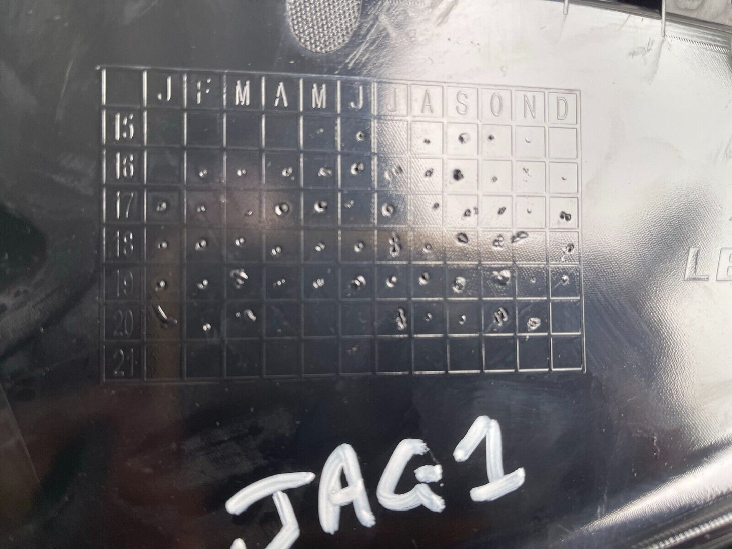 2020 JAGUAR F-PACE X761 REAR LEFT SIDE SEAT TRIM HK8366879AB