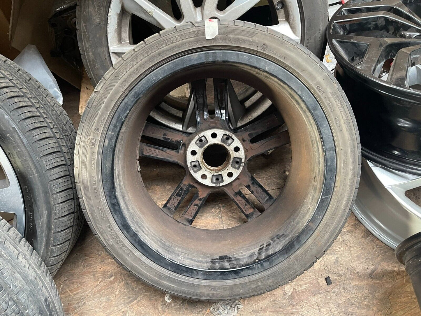 245/35x18 245 35 18 Bridgestone Potenza S001 RSC 88Y Part Worn Tyre 4mm RUNFLAT