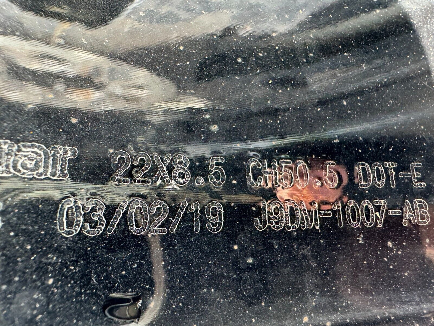 GENUINE OEM Jaguar I Pace 2018-22 22" 8.5J Nighthawk CARBON GREY Alloy Wheel Rim