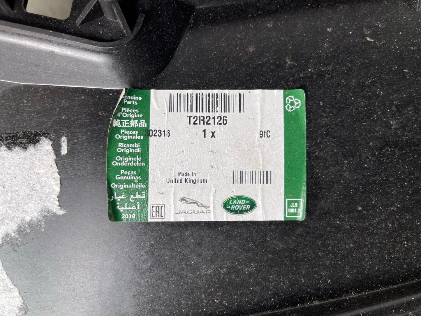 JAGUAR F-TYPE Coupe X152 Front Left Door Inner Water Shield EX53-21123-AC 2013