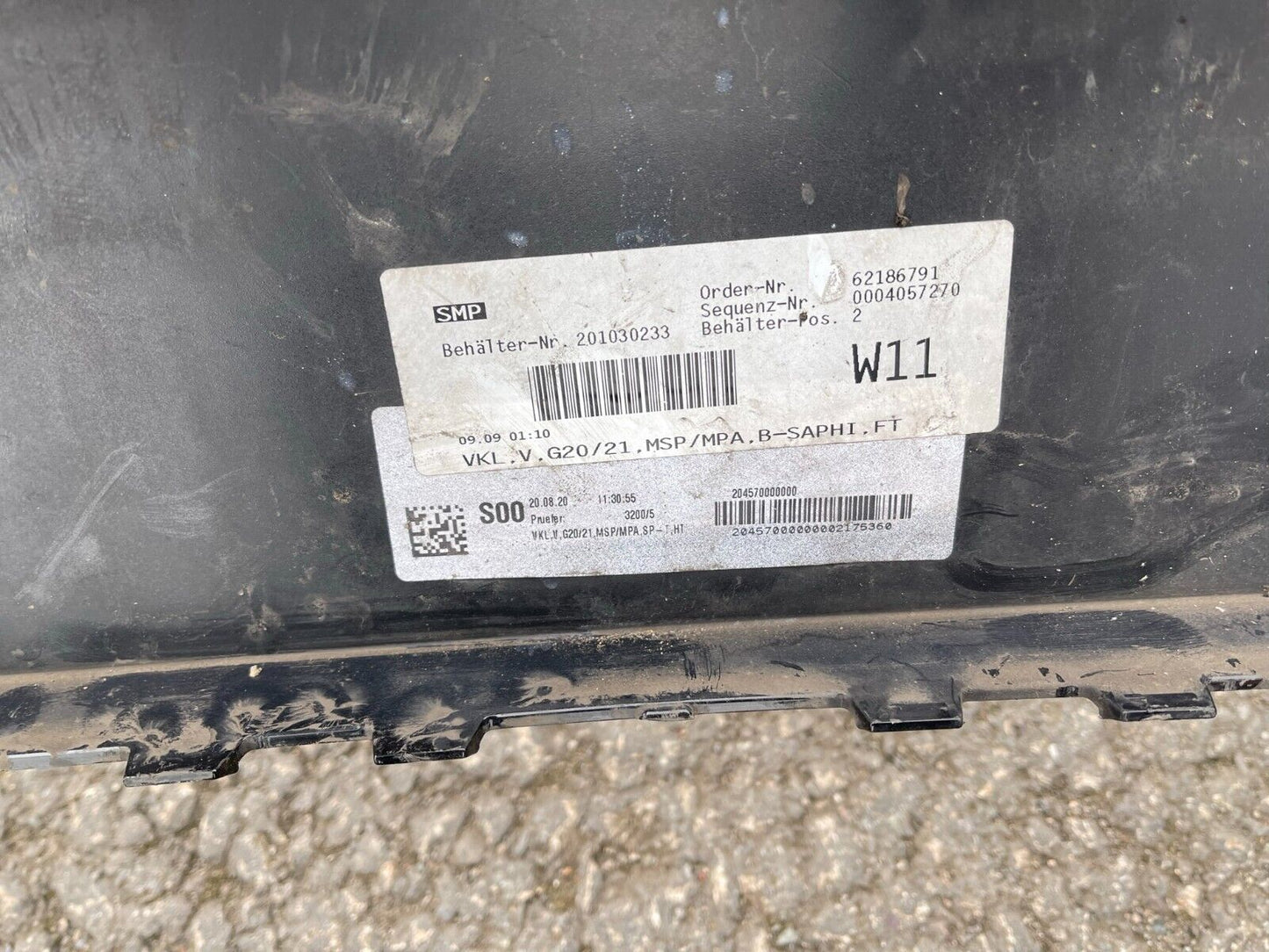 2020 BMW SÉRIE 3 PARE-CHOCS AVANT G20 G21 M SPORT 2018 - 2023