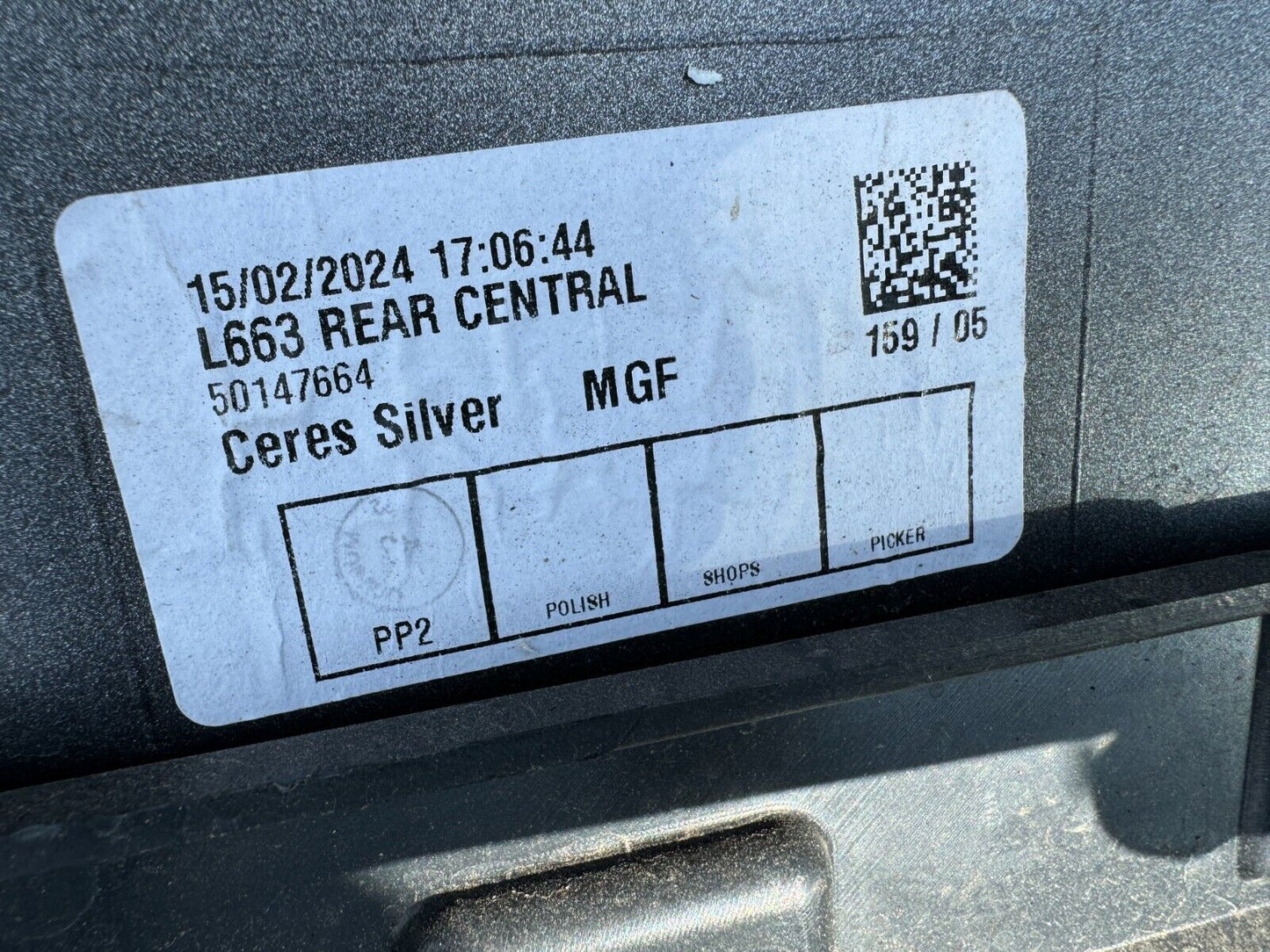 Land Rover Defender L663 Rear Bumper L8B2-17D781-A Genuine