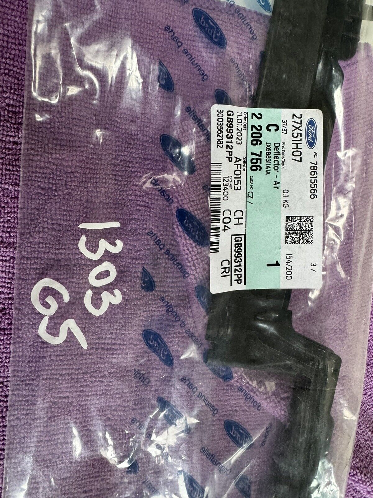 FORD FOCUS MK4 Air Deflector JX6B-8311-A1A NEW GENUINE