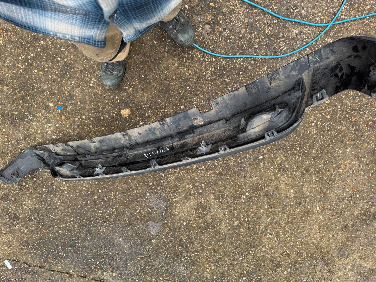 18-22 Mini Cooper S F56 LCI Rear Bumper Diffuser Genuine P/N 7499536