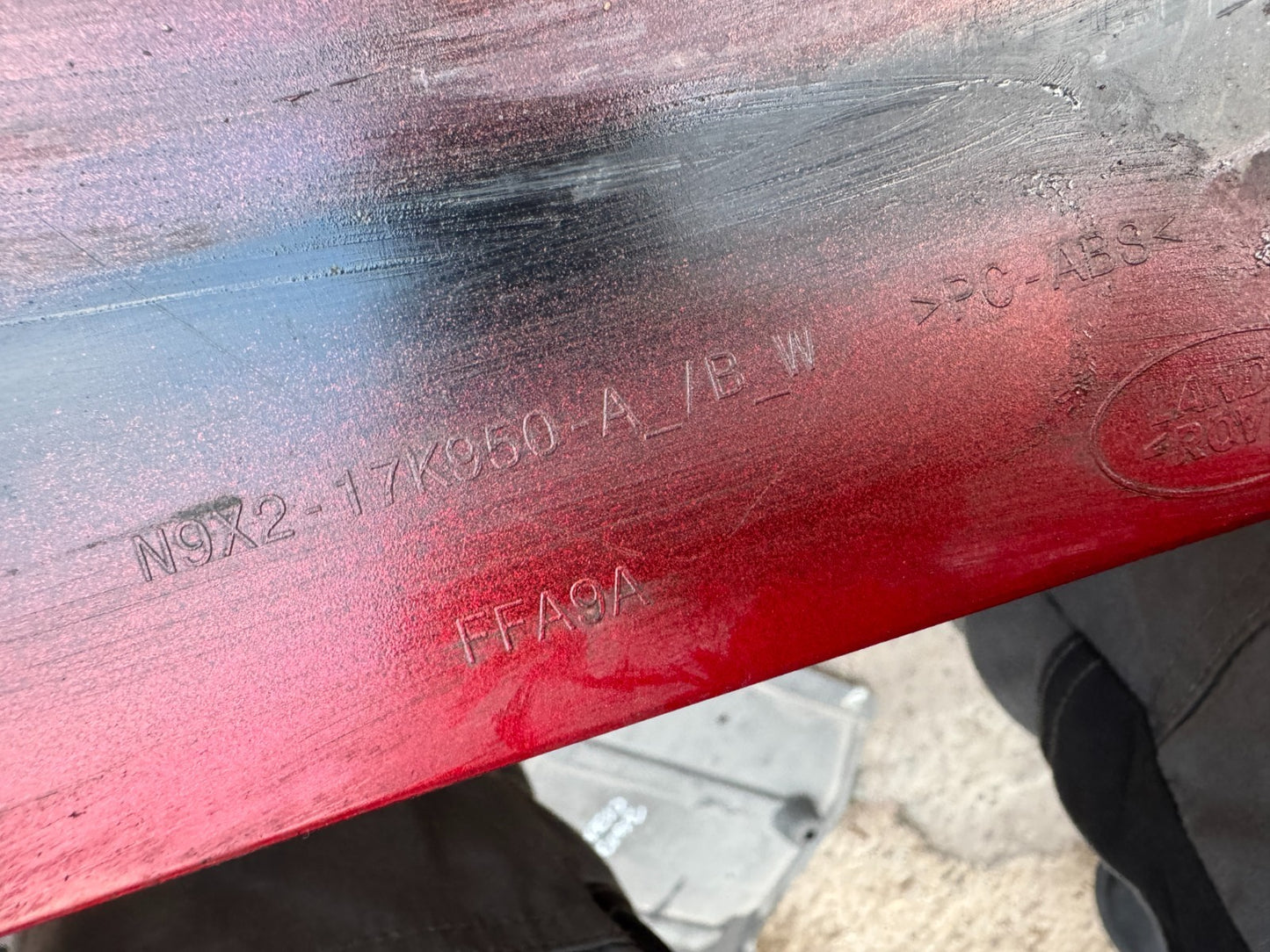 Range Rover Sport rear bumper lower trim 2022-2025 SUV Genuine pn N9X2-17K950-A