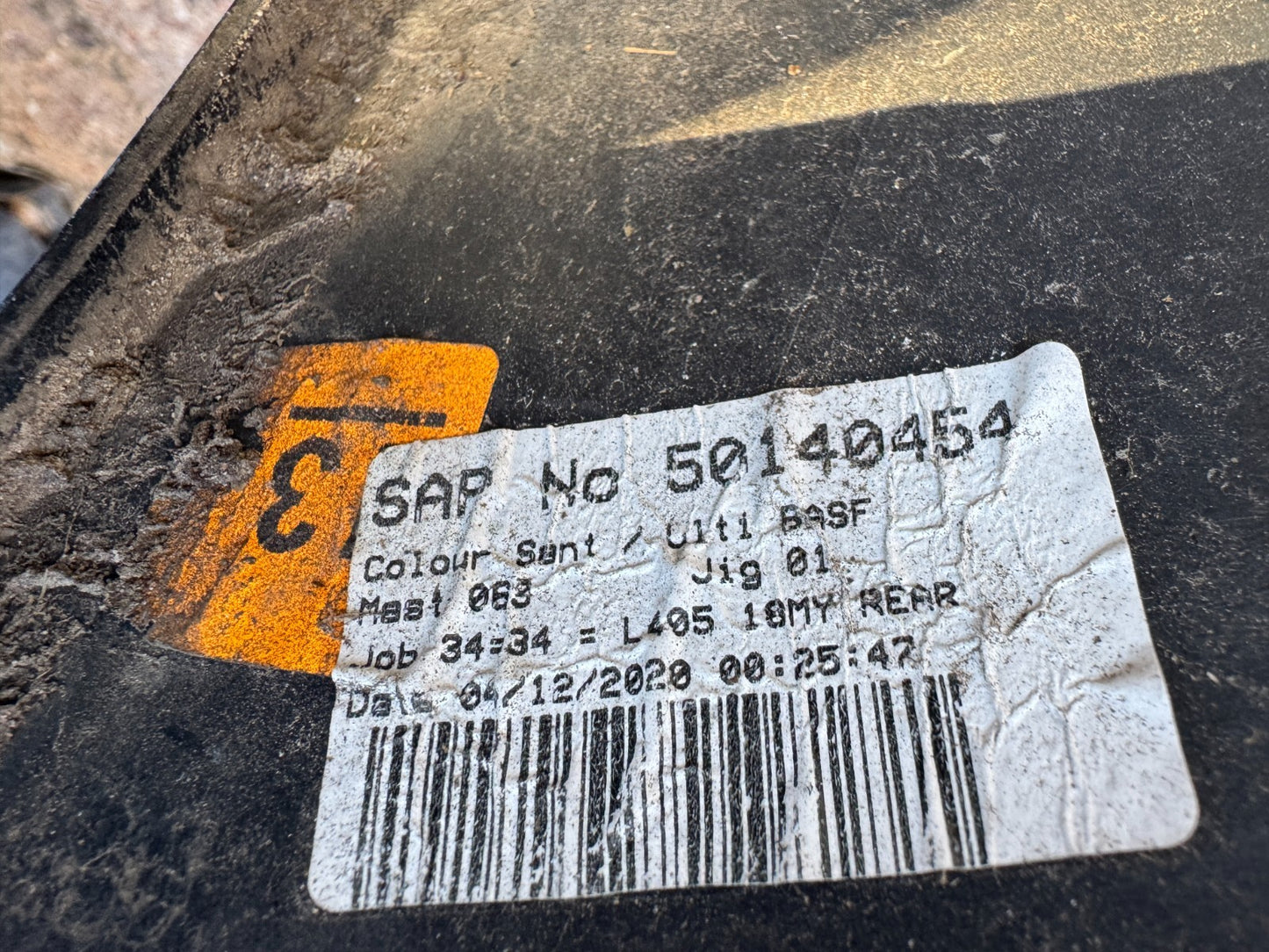 2020 RANGE ROVER VOGUE L405 2017-ON REAR BUMPER CK5217C945