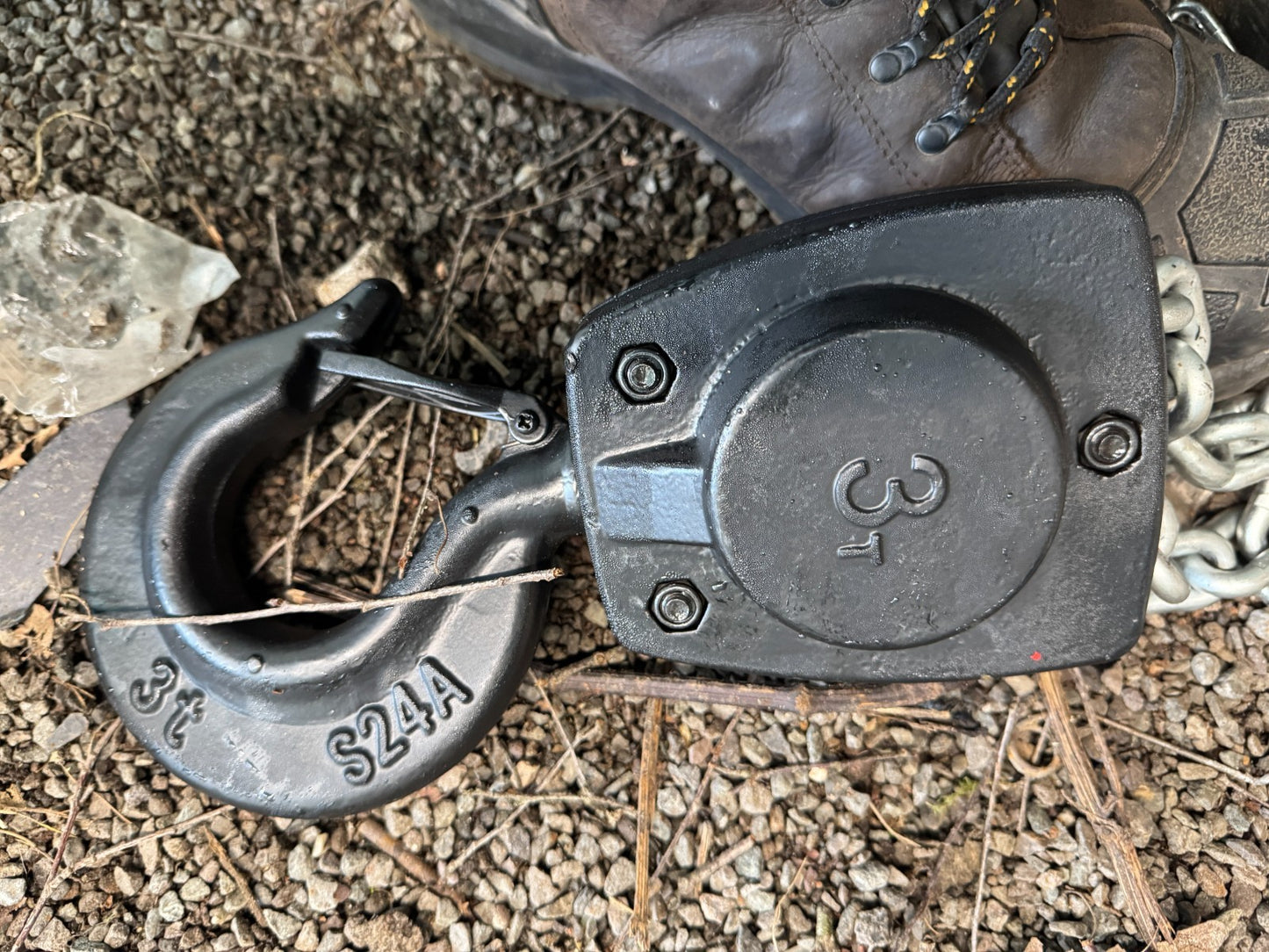 Yale VSIII 3000kg Single Fall Chain Block and Tackle Manual Hoist engine hoist