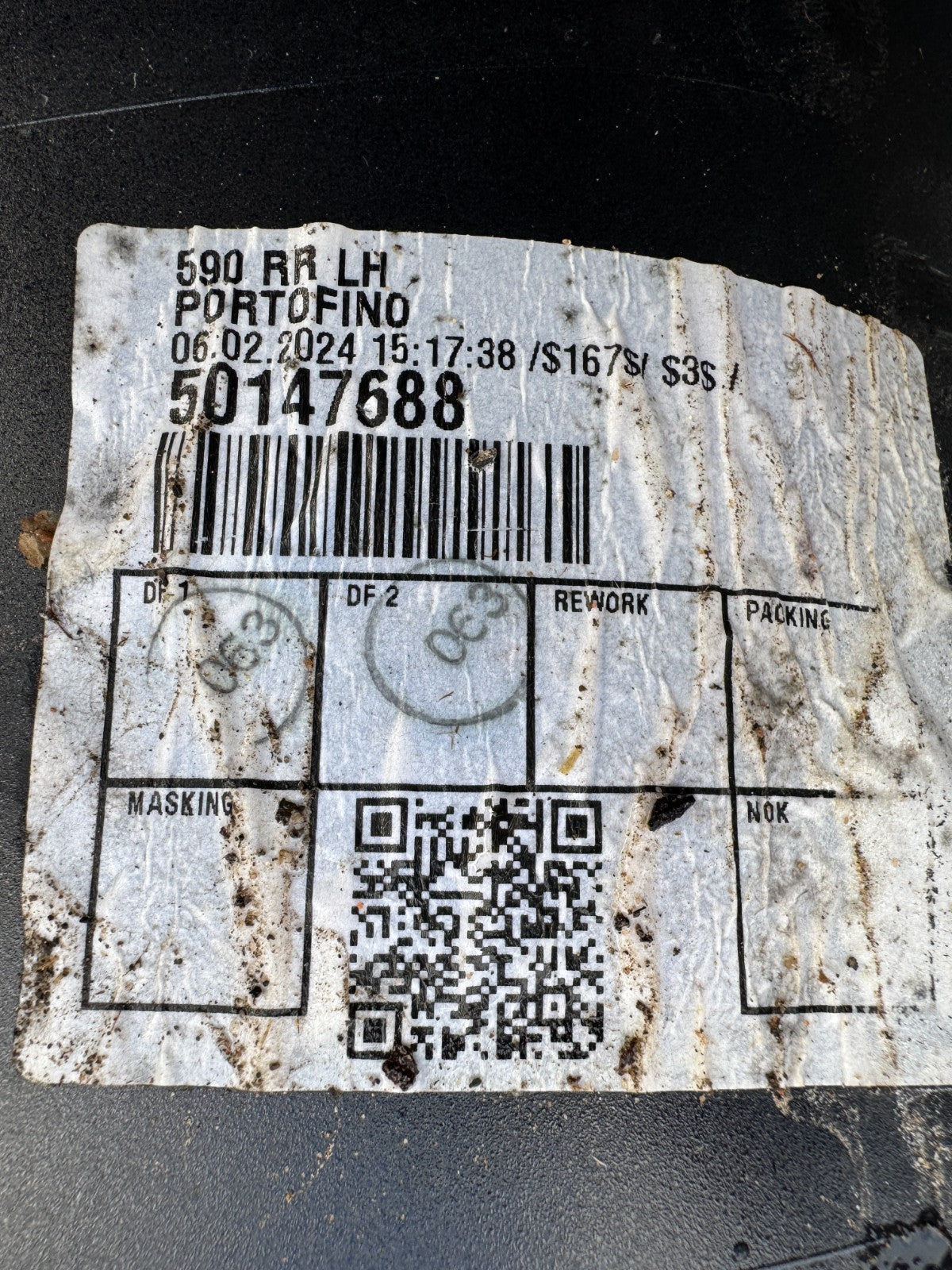 GENUINE JAGUAR I-PACE X590 BLUE REAR LEFT CORNER 2023-ON J9D317927A