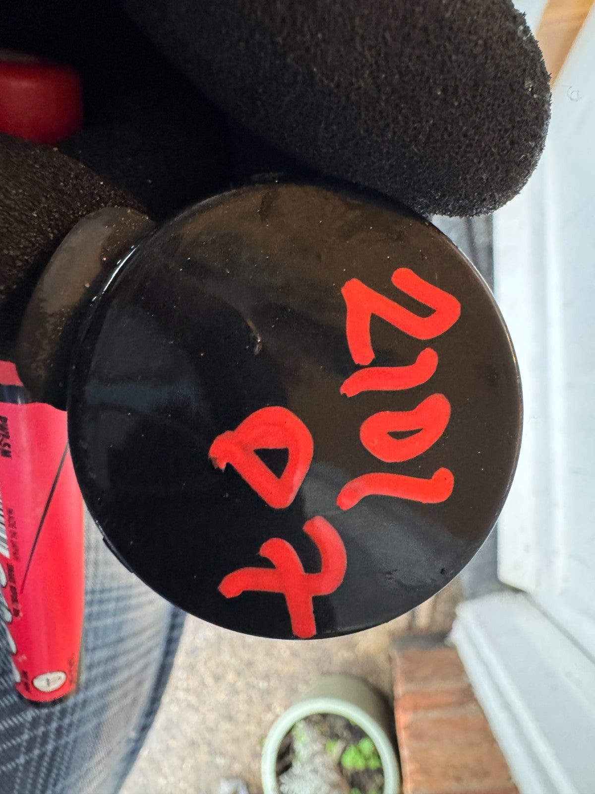 JAGUAR XE X760 2016 REAR BUMPER BLACK TOW EYE COVER GX7317E810BA