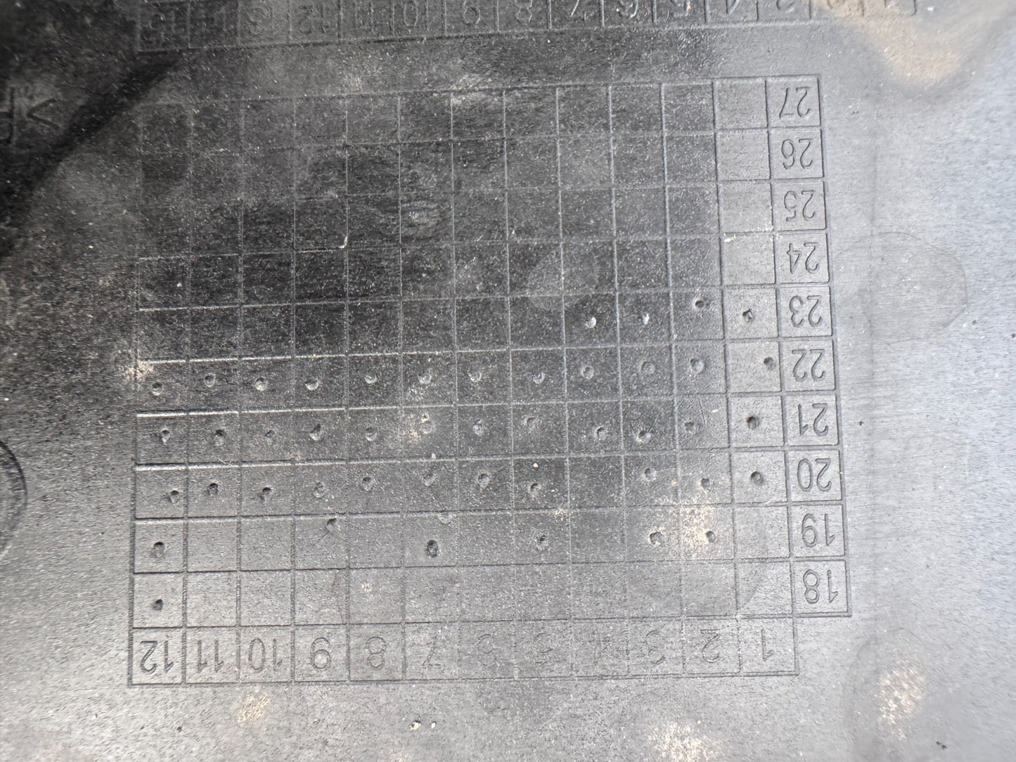 AUDI A3 8Y FRONT BUMPER SPOILER IN BLACK 8Y0807233A 2020 21 22 23 DAMAGED