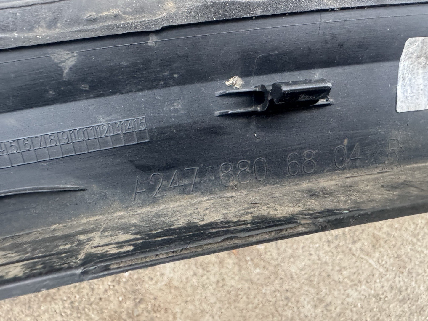 Genuine Mercedes GLA W247 2019-2023 AMG Front Right Side Wheel Arch Molding Trim