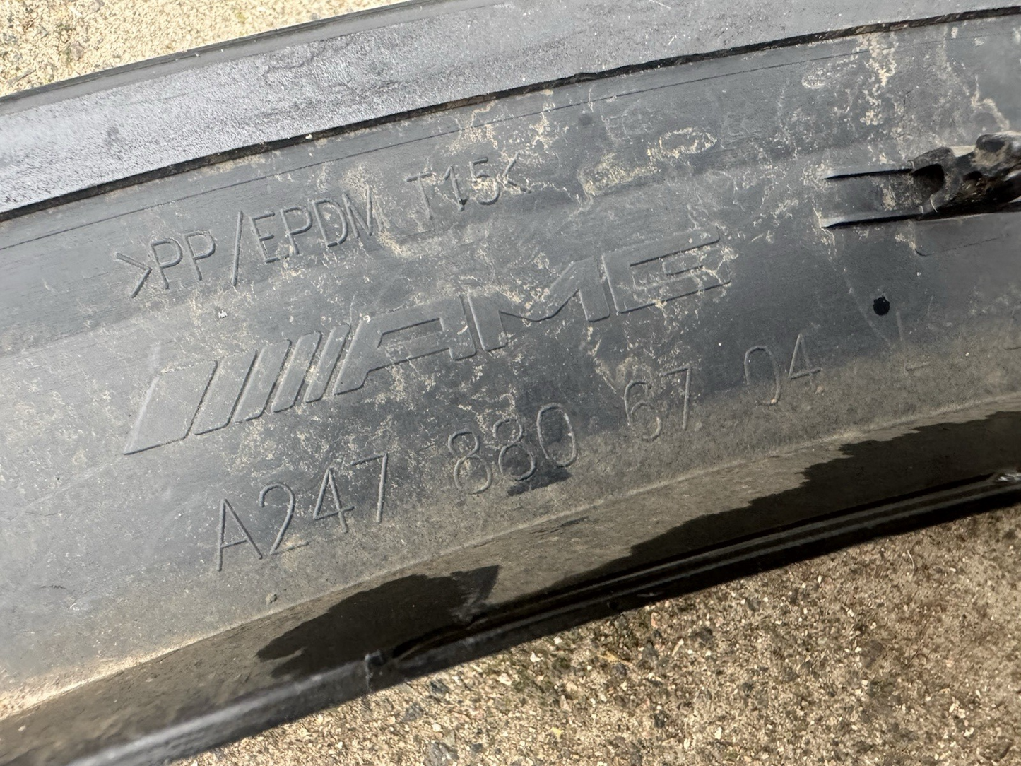 Genuine Mercedes GLA W247 2019-2023 AMG Front Left Side Wheel Arch Molding Trim