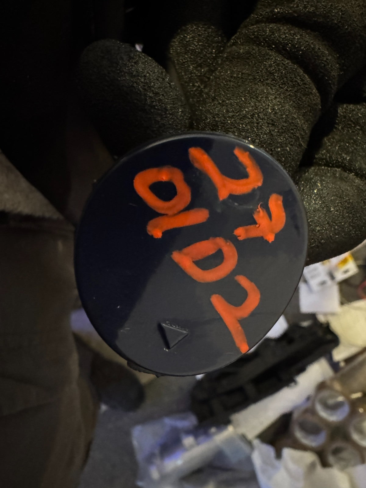 HYUNDAI TUCSON FRONT TOW EYE COVER GENUINE 86519D7500