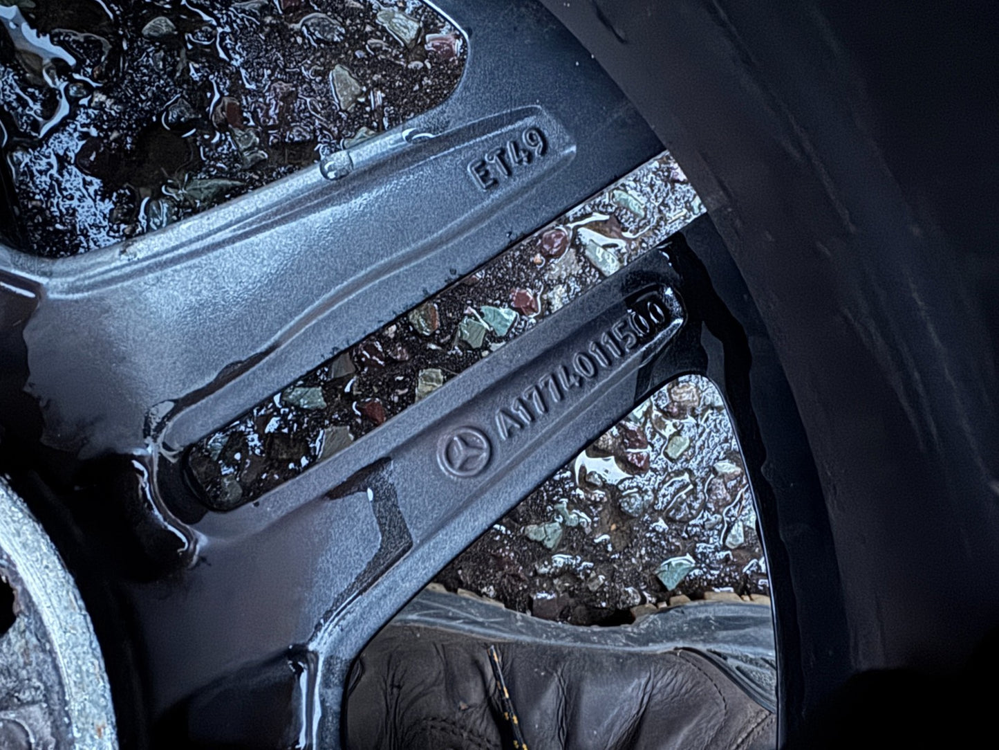 Mercedes Benz Amg Alloy Wheel 18" 7.5j Et49 W1774011500 A Class diamond cut