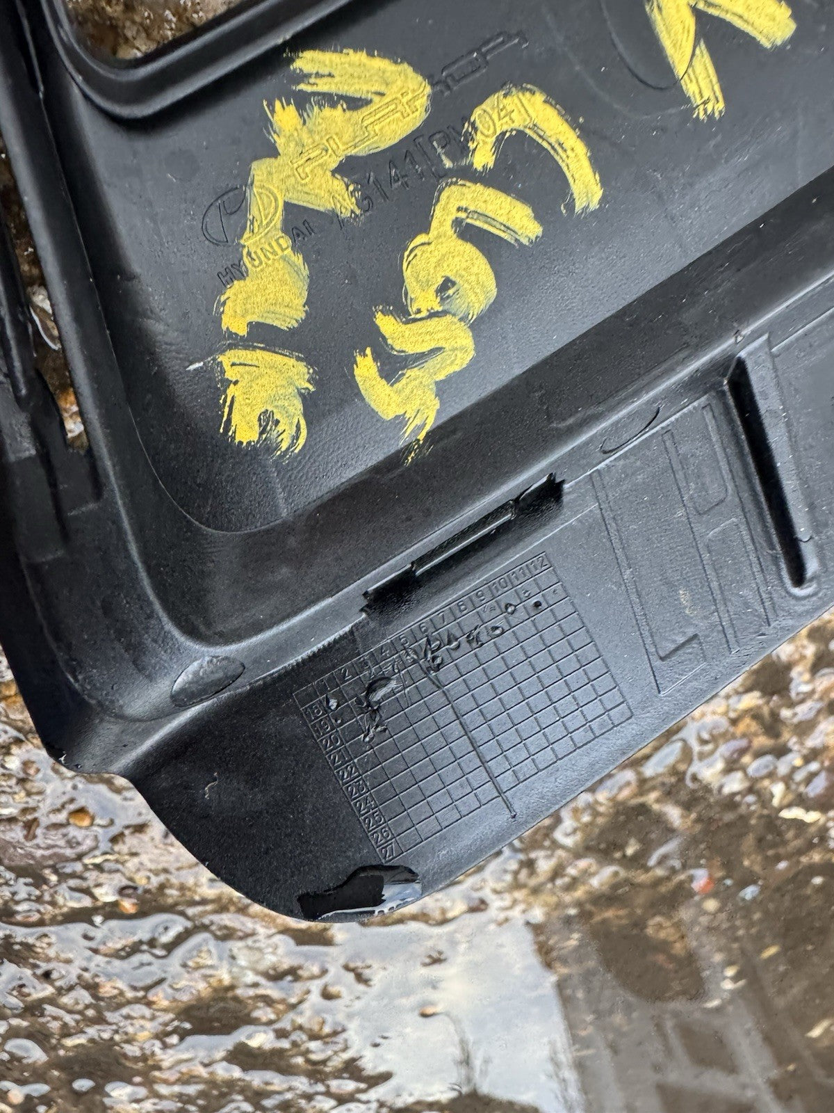 Genuine Hyundai Cover-Front Fog Lamp left | 86525D7530 2018on