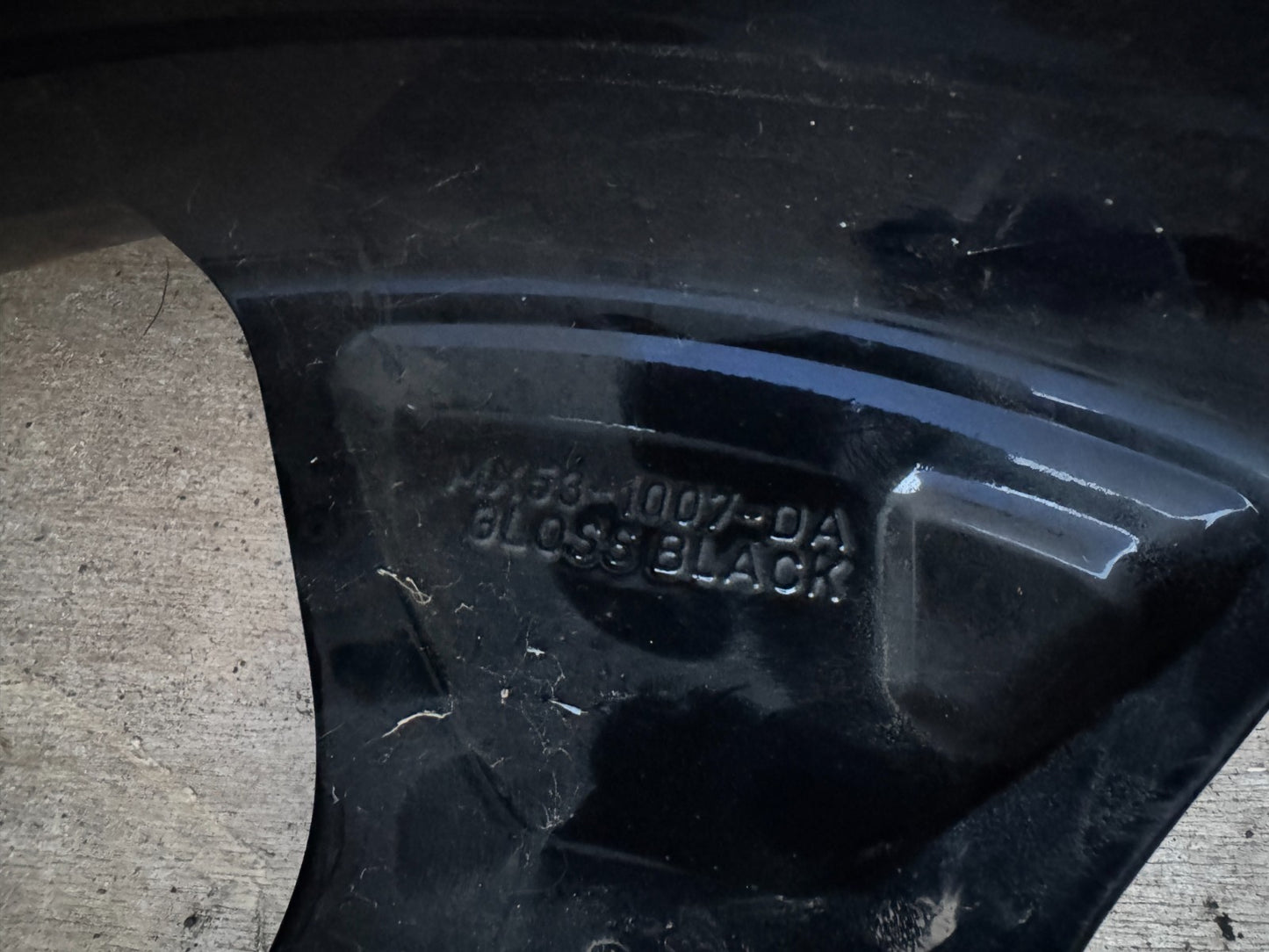 JAGUAR F-TYPE STYLE 5102 20" BLACK ALLOY WHEEL RIM T2R43122 REAR DAMAGE BUCKLED