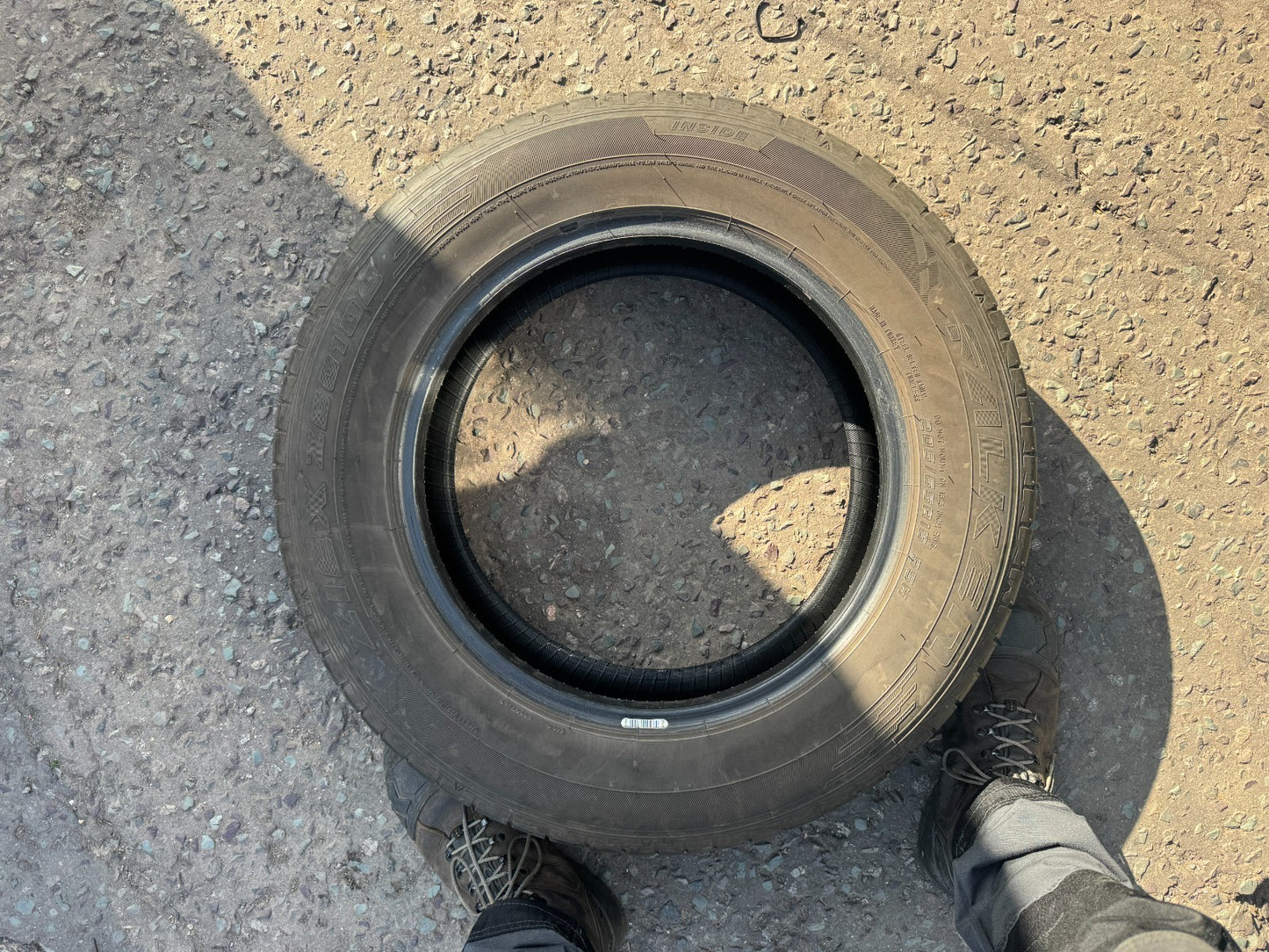 205/65/16 95H Falken Ziex ZE010B used CAR SUV MPV tyre 7mm DOT 1124