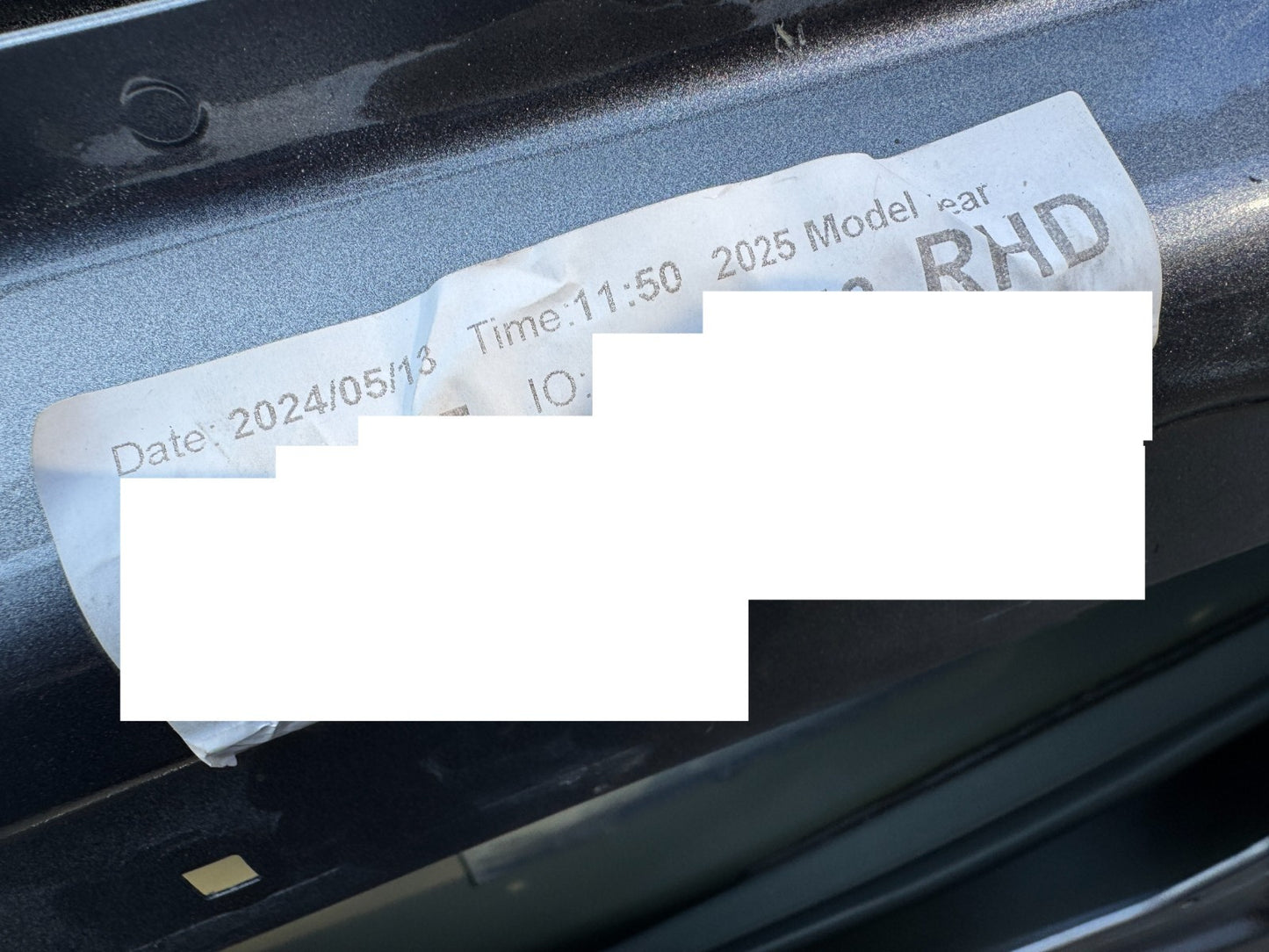 2025 Model Year JAGUAR F-PACE X761 Front Left Door HK8320125AA Scratched/Dented