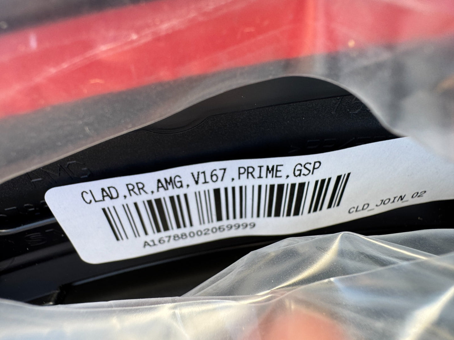 NEW MERCEDES GLE V167 AMG REAR RIGHT WHEEL ARCH MOULDING GENUINE A1678800205