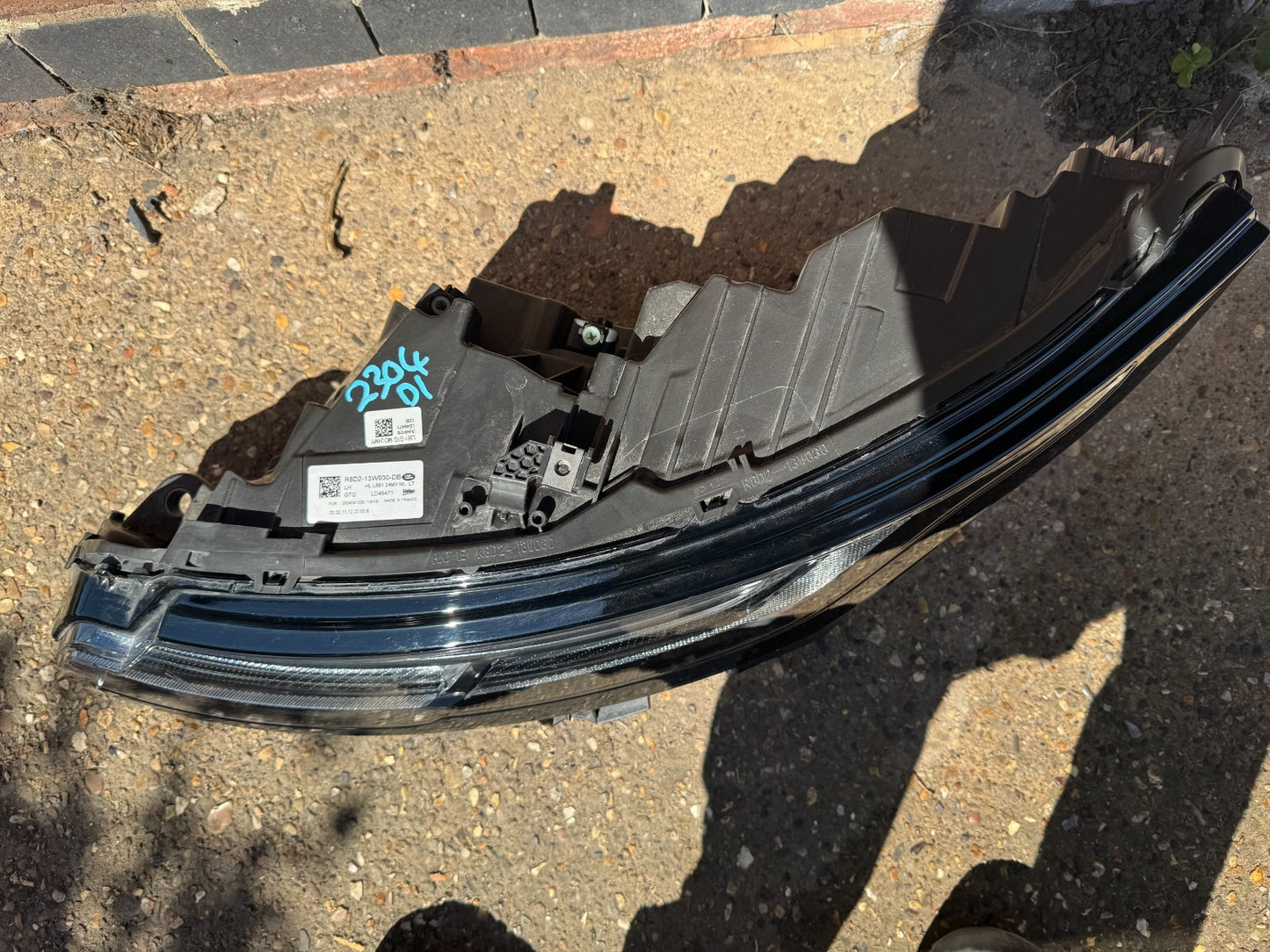 2025 Range Rover Evoque L551 Left LED Headlight 2019 ON R8D213W030DB DAMAGED