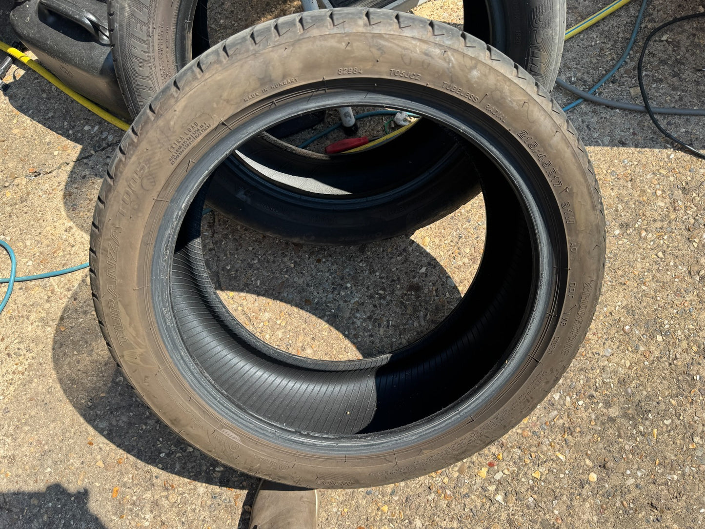 215 45 17 91W Bridgestone TURANZA 6mm of Tread Part Worn Tyre Warrantied