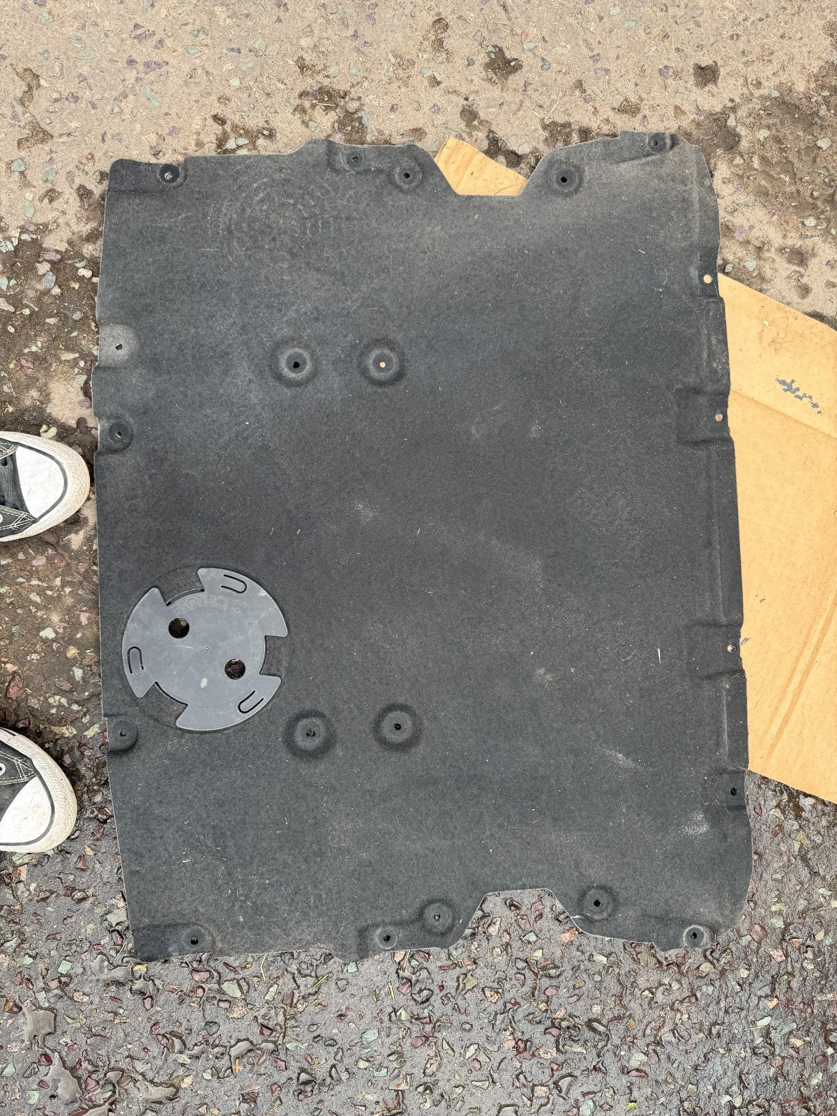 BMW X3 ENGINE UNDERTRAY SPLASH GUARD REAR 7417386 G01 2017 - 2025