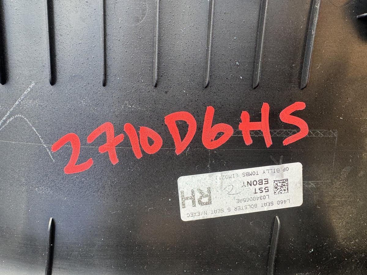 2024 Range Rover L460 2022-on Rear Seat Bolster Trim Right Ebony M8E2-02650