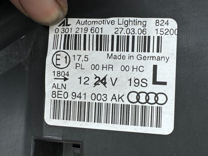 PHARE XÉNON PASSAGER AUDI A4 B7 ORIGINE 8E0941003AK