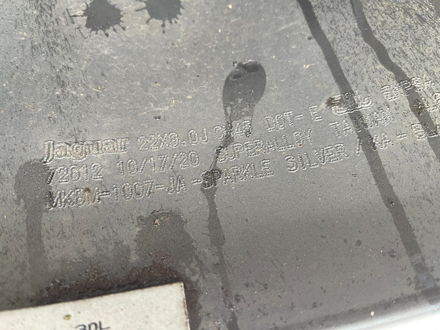 JAGUAR F PACE X761 SINGLE ALLOY WHEEL 22 INCH 9J MK8M1007LA T4A39347