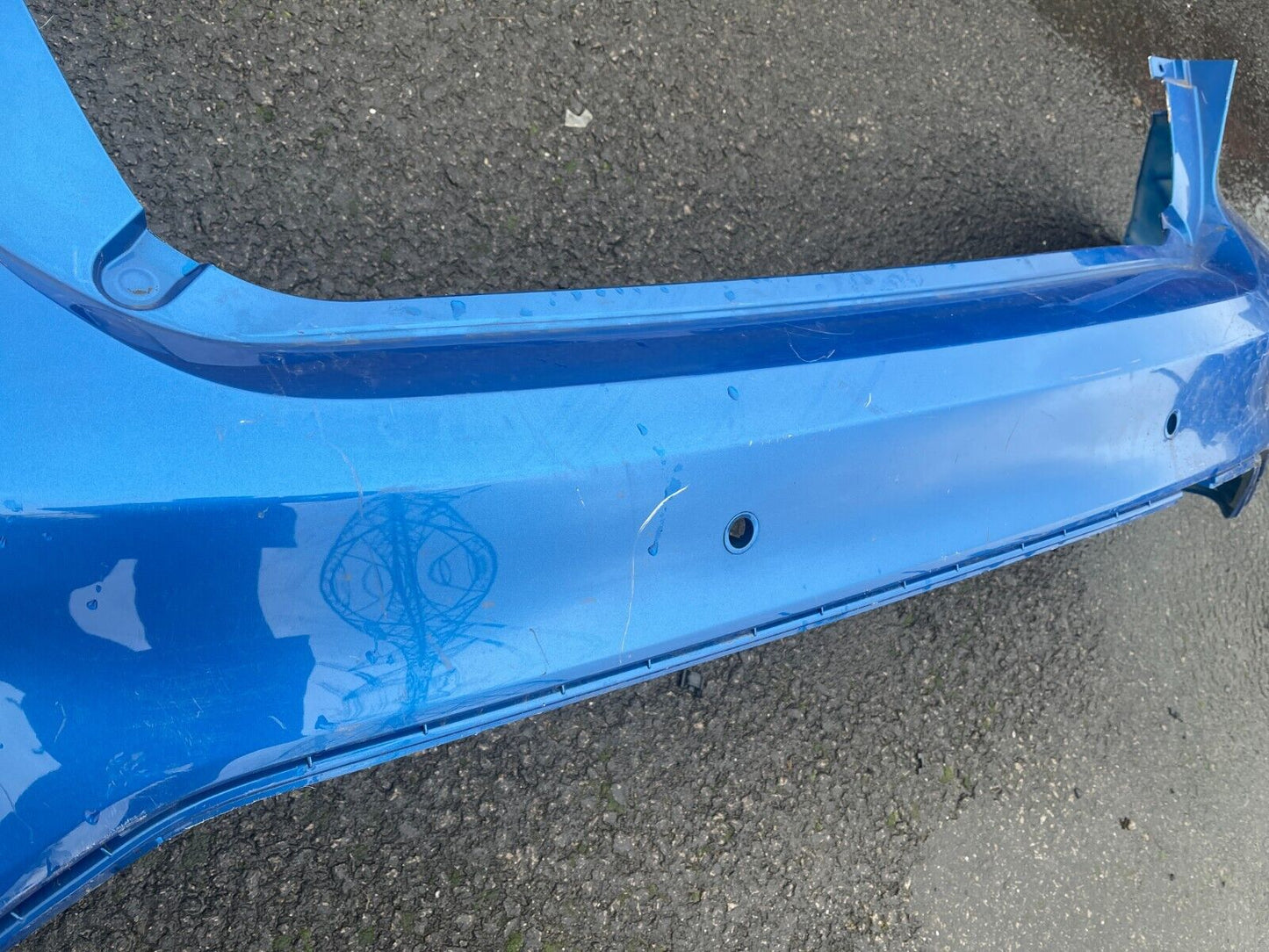 FORD FOCUS REAR BUMPER 2018- ON P.N JX7B-17906-A1 Dented and Scratched