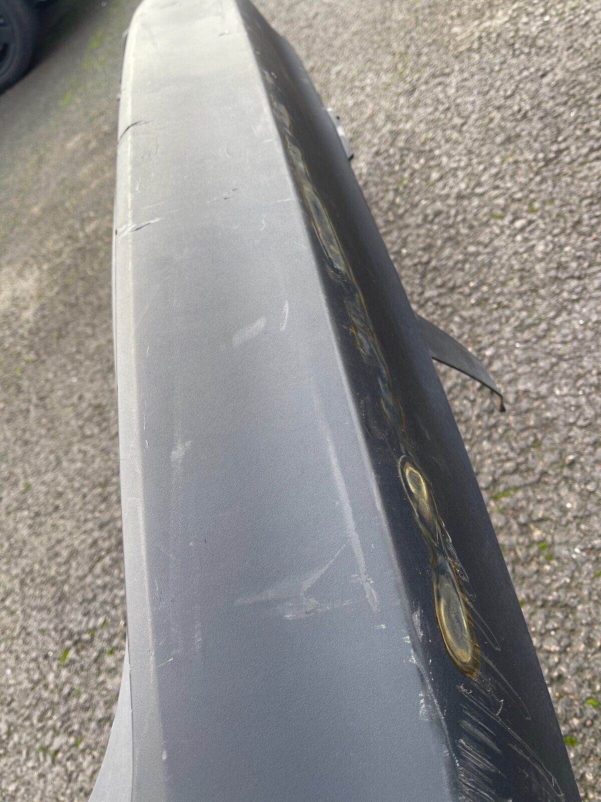 TOYOTA RAV-4 65 plate rear bumper scuffed and scratched