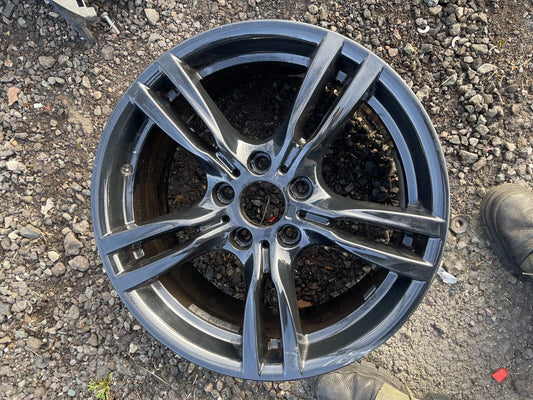 BMW F30 F31 Roue arrière noire Jante en alliage 18" 8,5J ET:47 M Star Spoke 400 7845881