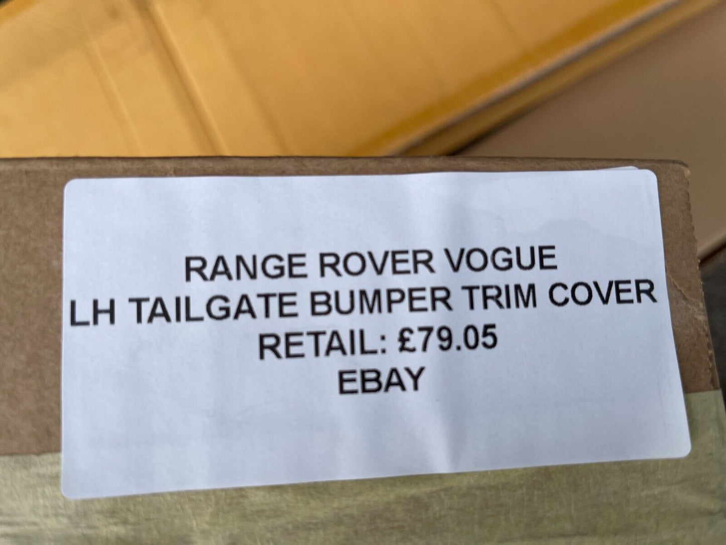 GENUINE RANGE ROVER VOGUE L460 2022-ON LH TAILGATE BUMPER TRIM COVER M8E2450A47