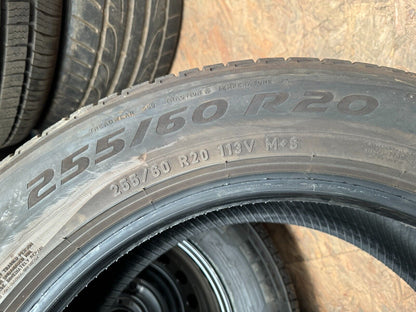 1 to 4, 255 60 20, PIRELLI SCORPION ZERO ALL SEASON, LR, 7 MM TREAD, LATE 2023