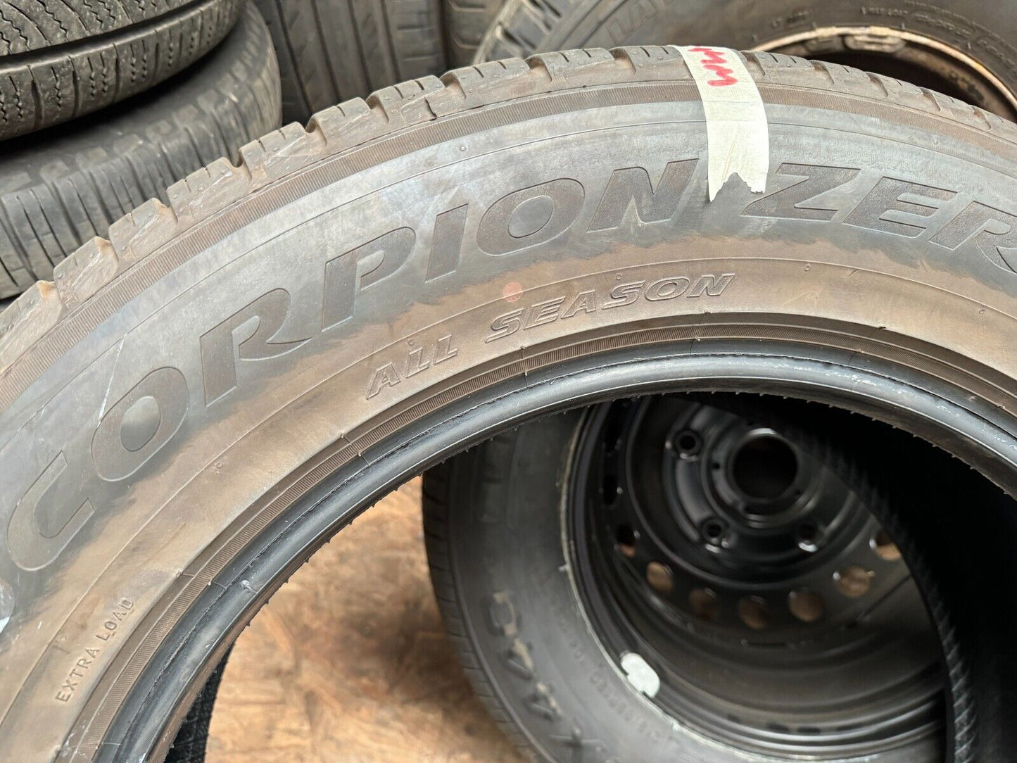 1 to 4, 255 60 20, PIRELLI SCORPION ZERO ALL SEASON, LR, 7 MM TREAD, LATE 2023