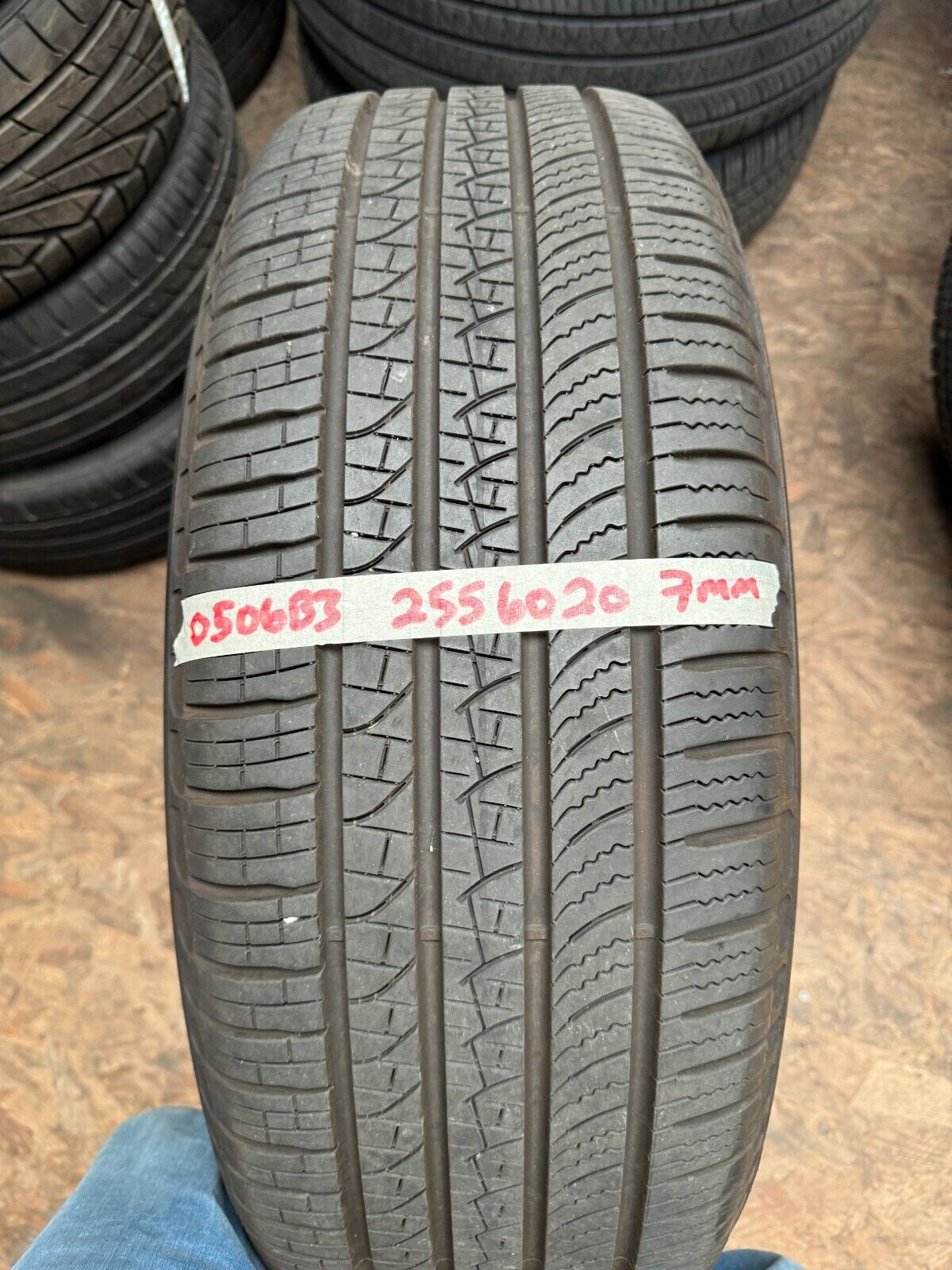 1 to 4, 255 60 20, PIRELLI SCORPION ZERO ALL SEASON, LR, 7 MM TREAD, LATE 2023