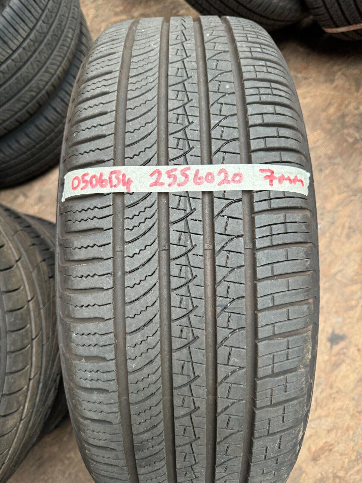 1 to 4, 255 60 20, PIRELLI SCORPION ZERO ALL SEASON, LR, 7 MM TREAD, LATE 2023