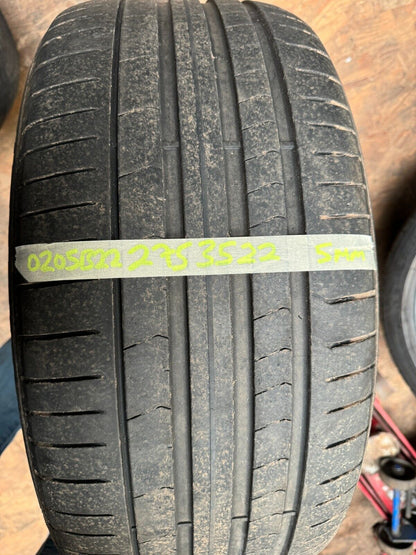 PIRELLI P ZERO 275 35 22 5MM AUCUNE RÉPARATION LIVRAISON LE LENDEMAIN DOT 3121 5 MM