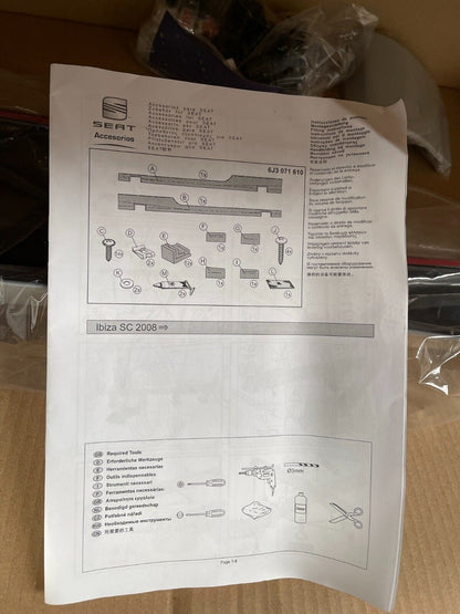 ORIGINE SEAT Ibiza SC 3 portes 2009-2017 Jupe Latérale CÔTÉ GAUCHE UNIQUEMENT - 178 CM