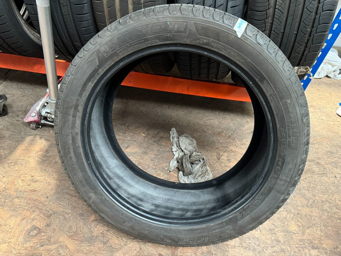 1x 265 45 R21 104W Michelin Latitude Tour HP 5.2mm Dot 3823 No Repair Next Day