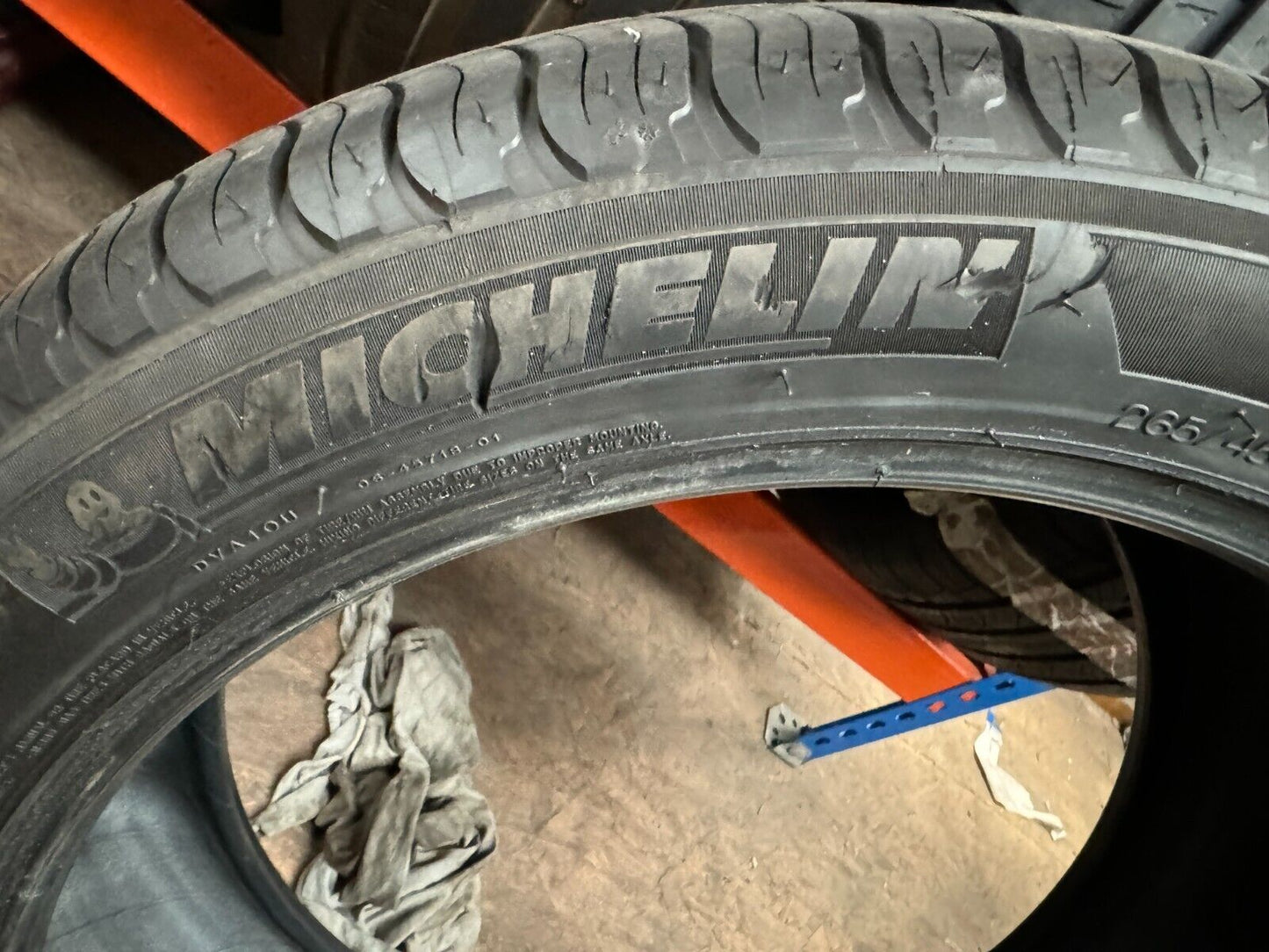 1x 265 45 R21 104W Michelin Latitude Tour HP 5.2mm Dot 3823 No Repair Next Day