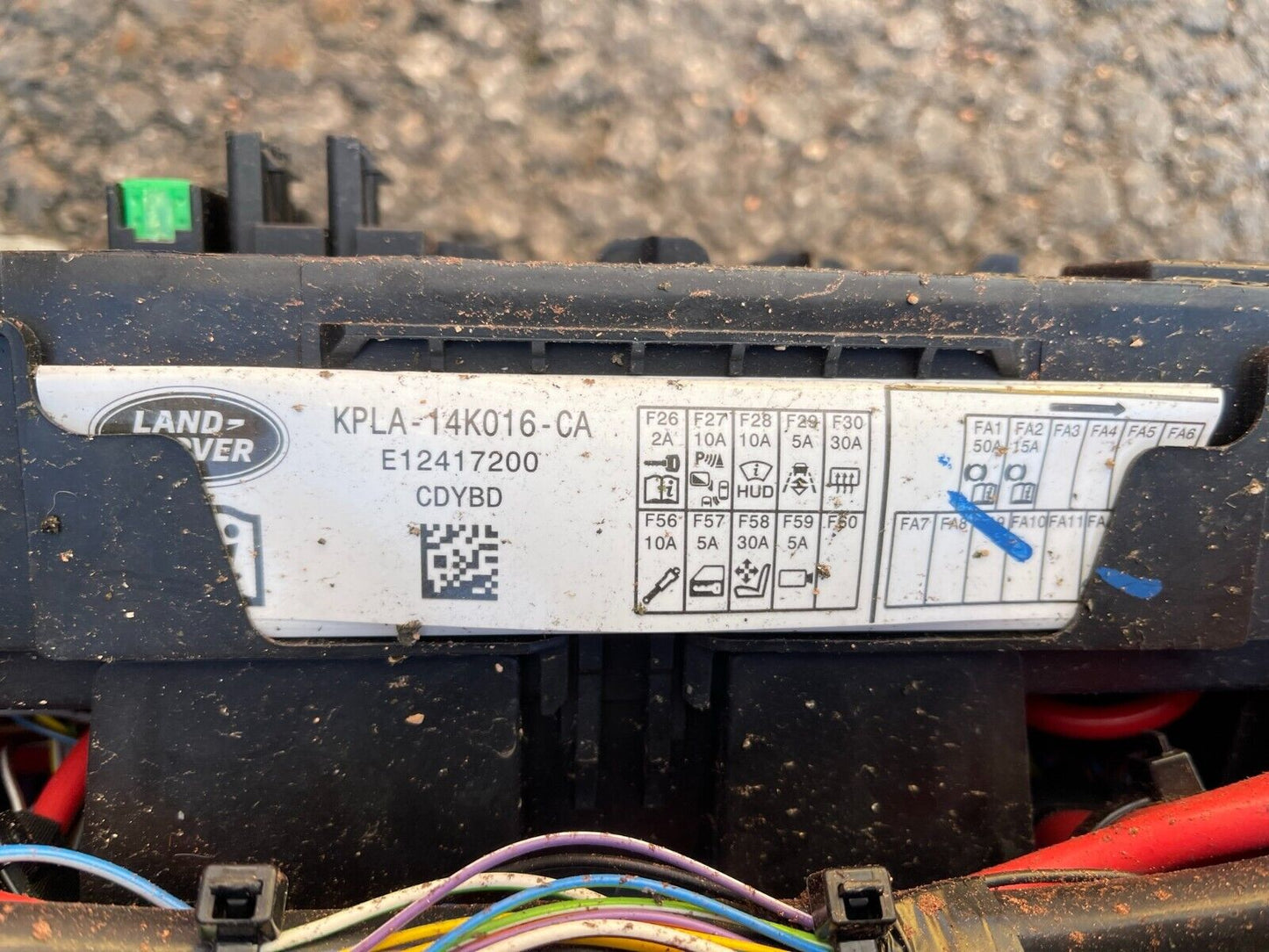 LAND ROVER DISCOVERY 5 L462 2019 REAR FUSE BOX JPLA14N030AB