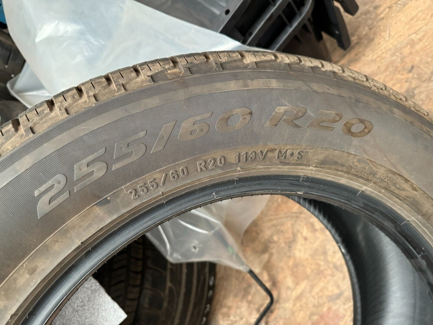 X 1, 255 60 20, PIRELLI SCORPION ZERO ALL SEASON, LR, 7 MM TREAD 2024 TYRE!